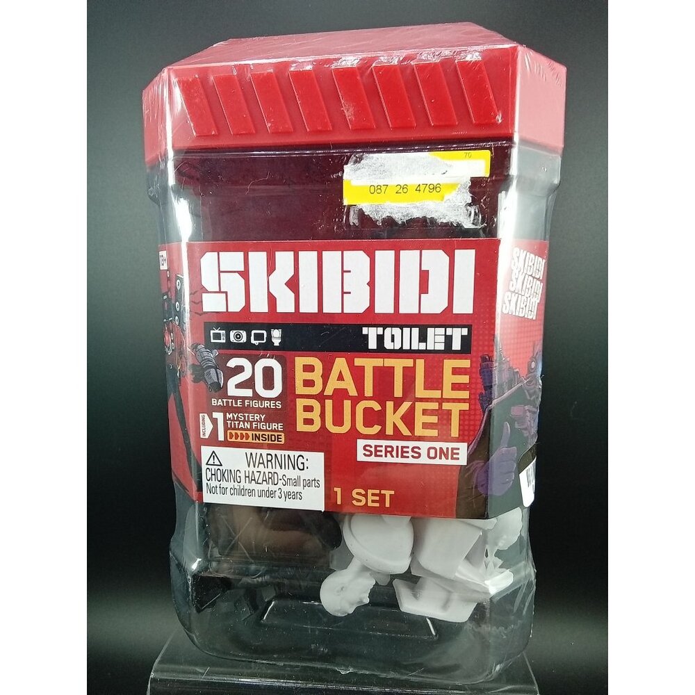 Skibidi Toilet Battle Bucket Series One 20 Figures Mystery Titan